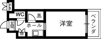 セレッソコート梅田東-1K(97662803)の間取り図